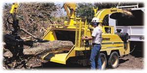 Our high production wood chippers are designed to convert large amounts of green waste and are ideal for site clearance. 